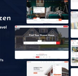 Homzen v1.3.5 – Laravel Real Estate Agency Portal Multilingual Script