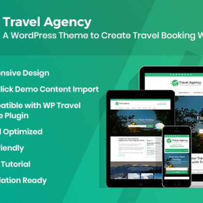 Rara Travel Agency WordPress Theme