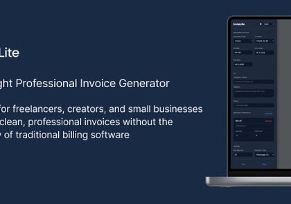 InvioLite – Lightweight Professional Invoice Generator